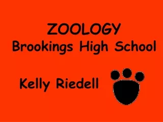 ZOOLOGY Brookings High School