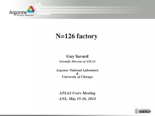 N=126 factory