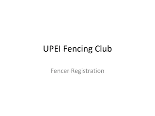 UPEI Fencing Club
