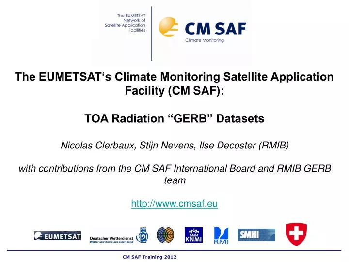 the eumetsat s climate monitoring satellite