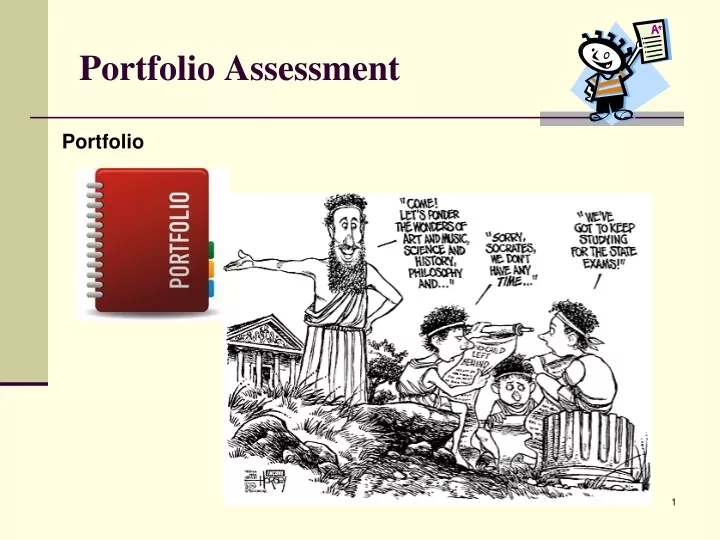 portfolio assessment