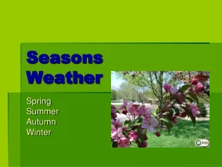 Seasons Weather