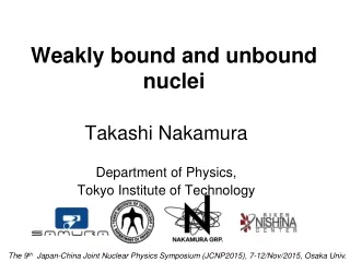 weakly bound and unbound nuclei