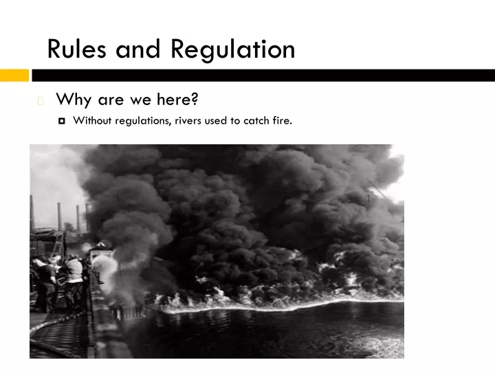 rules and regulation