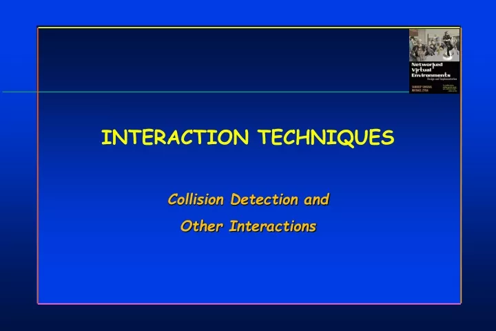 interaction techniques