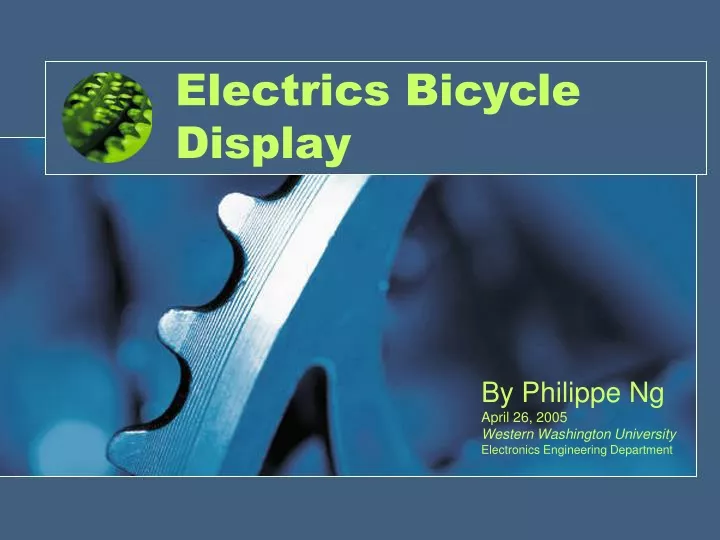 electrics bicycle display