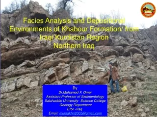 Facies Analysis and Depositional Environments of Khabour Formation/ from Iraqi Kurdistan Region