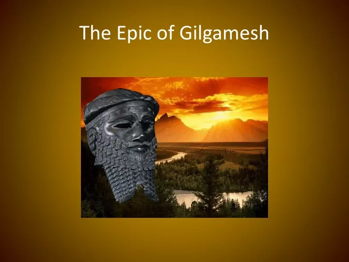 the epic of gilgamesh