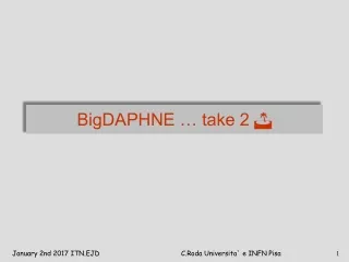 BigDAPHNE … take 2  