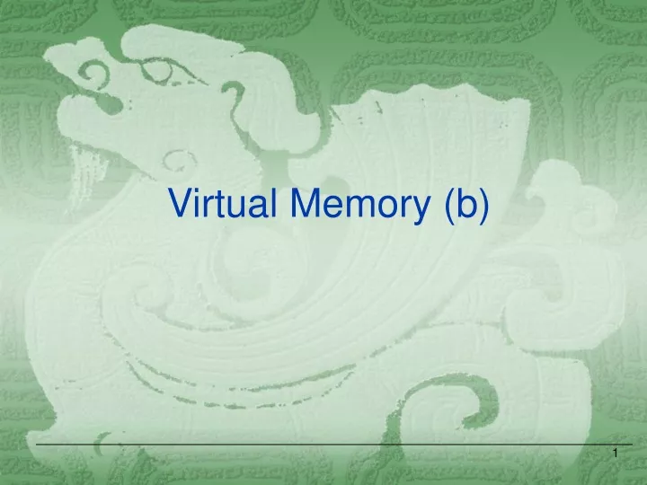 virtual memory b