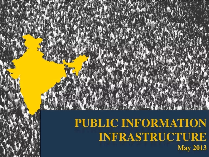 public information infrastructure may 2013