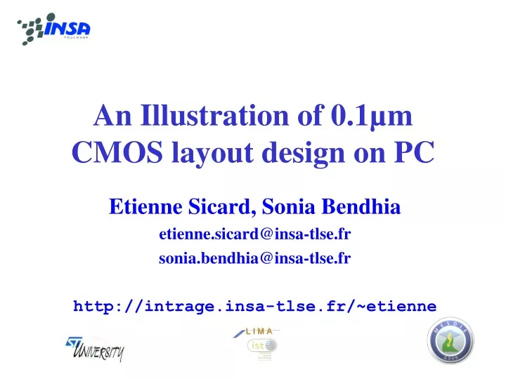 an illustration of 0 1 m cmos layout design on pc