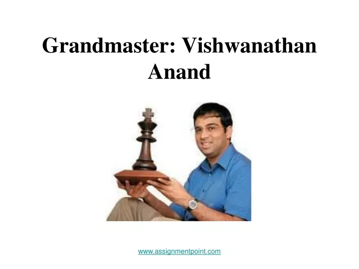 grandmaster vishwanathan anand