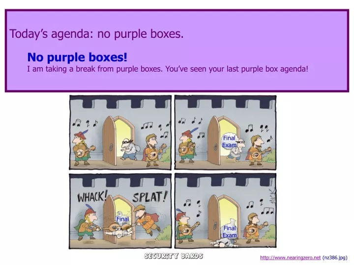 today s agenda no purple boxes no purple boxes
