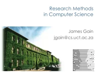 Research Methods in Computer Science