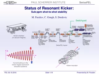 Status of Resonant Kicker: Sub-ppm shot-to-shot stability