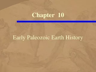 Early Paleozoic Earth History