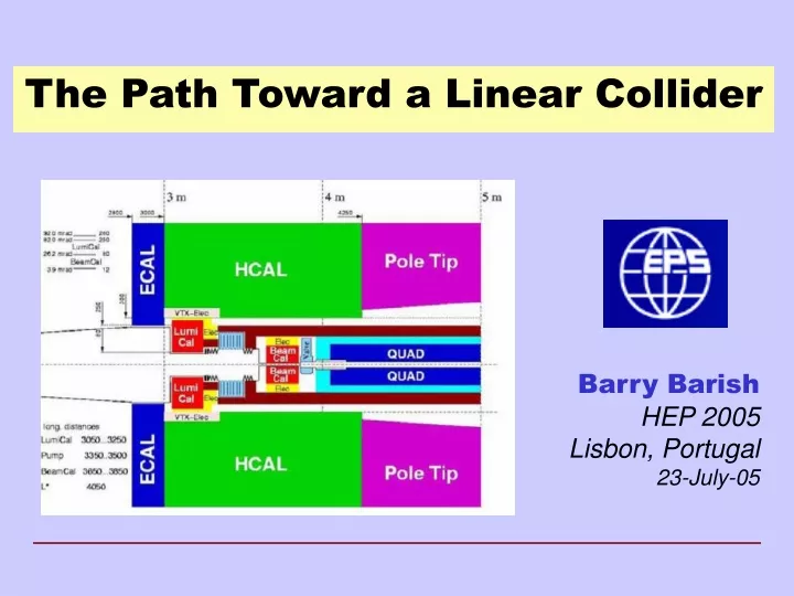the path toward a linear collider