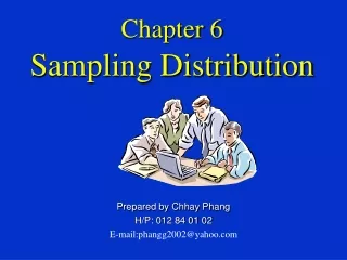 Chapter 6 Sampling Distribution