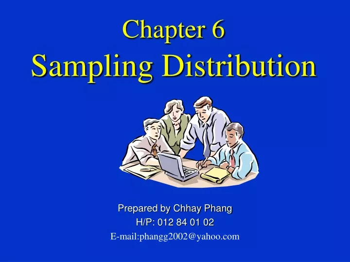 chapter 6 sampling distribution