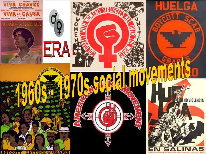 1960s 1970s social movements