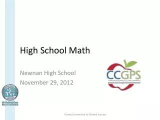 High School Math