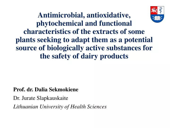 antimicrobial antioxidative phytochemical