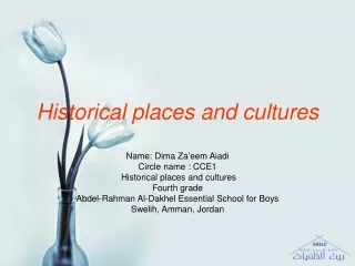Historical places and cultures