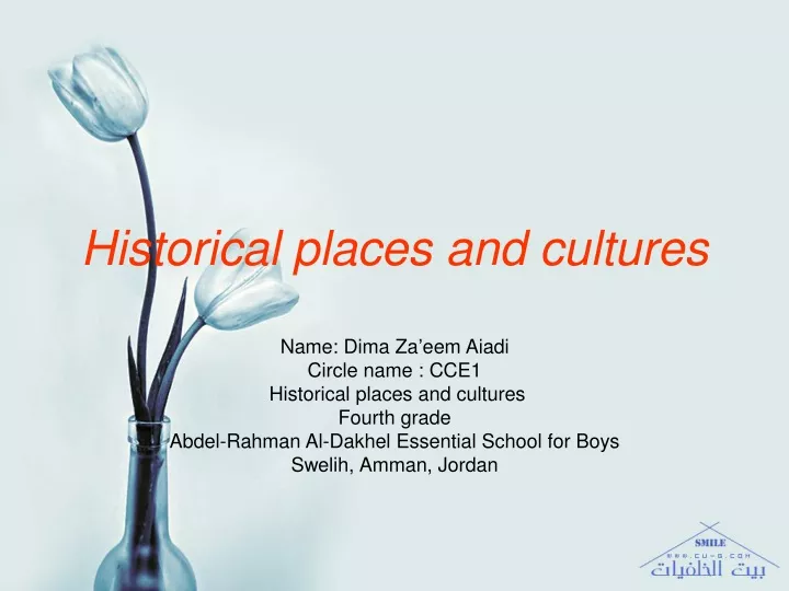 historical places and cultures