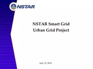 NSTAR Smart Grid  Urban Grid Project