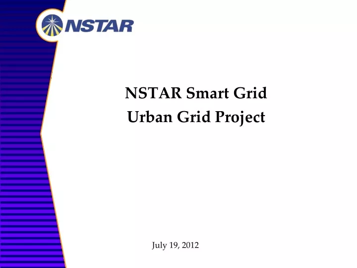 nstar smart grid urban grid project