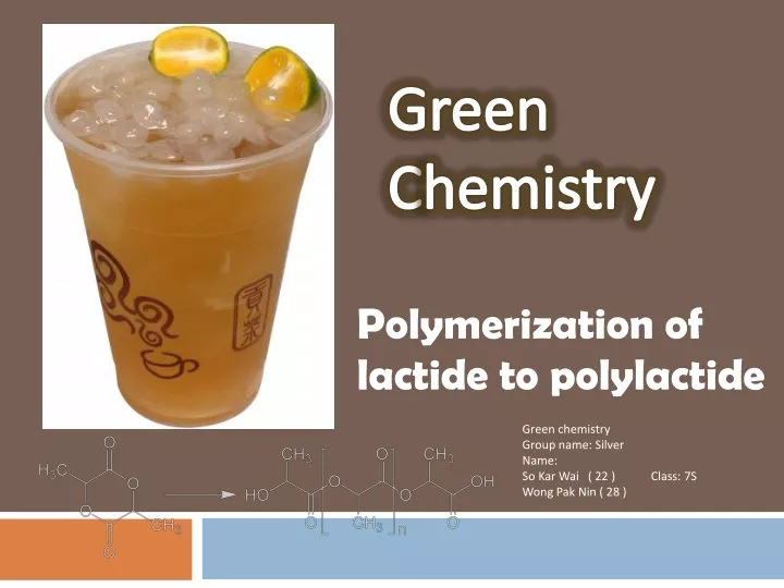 polymerization of lactide to polylactide