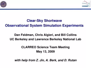 Clear-Sky Shortwave Observational System Simulation Experiments