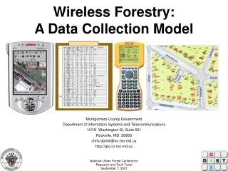 Wireless Forestry:  A Data Collection Model