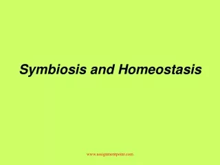 Symbiosis and Homeostasis