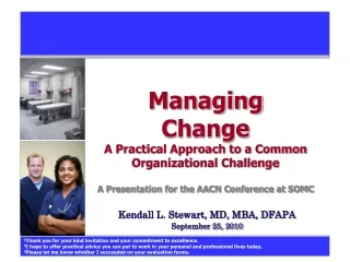 Kendall L. Stewart, MD, MBA, DFAPA September 25, 2010
