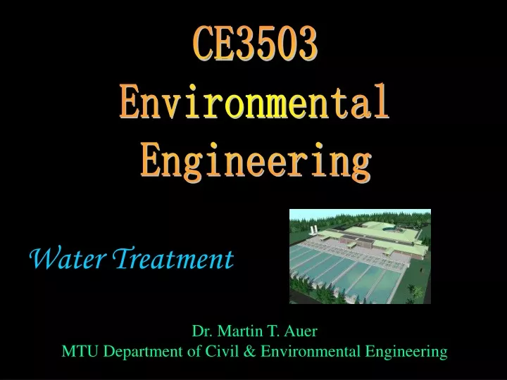 ce3503 environmental engineering