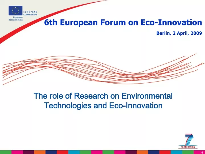 6th european forum on eco innovation berlin