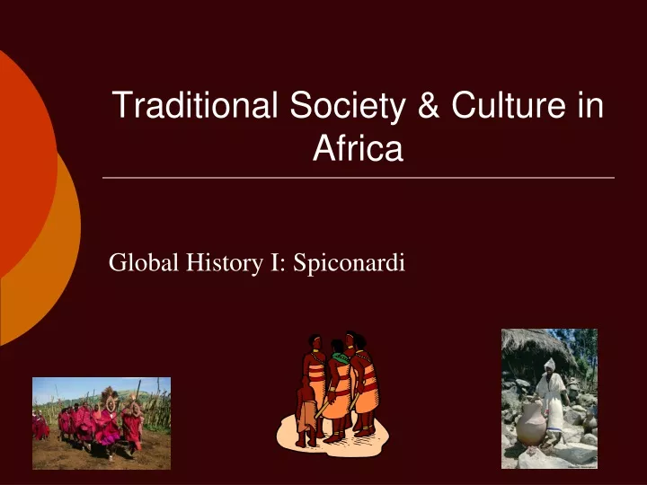 traditional society culture in africa