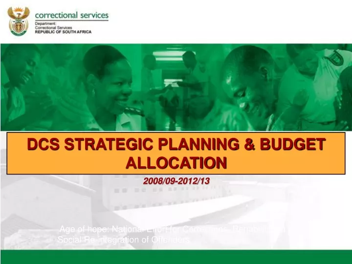 dcs strategic planning budget allocation