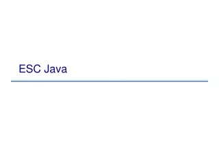 ESC Java