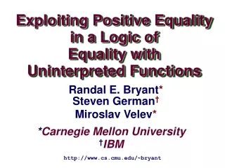 * Carnegie Mellon University † IBM