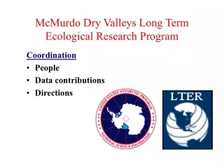 McMurdo Dry Valleys Long Term Ecological Research Program