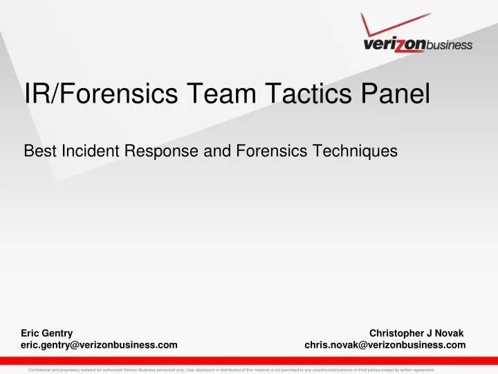 ir forensics team tactics panel best incident response and forensics techniques