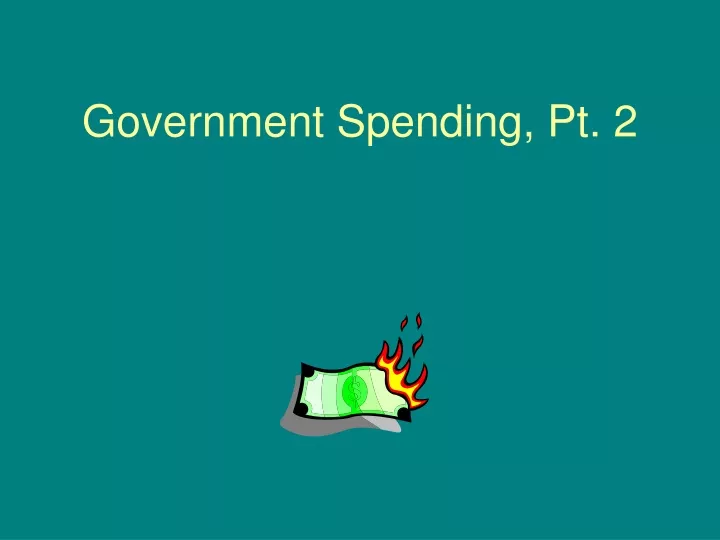 government spending pt 2