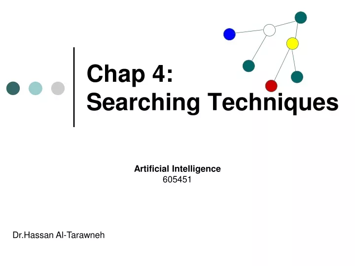 chap 4 searching techniques