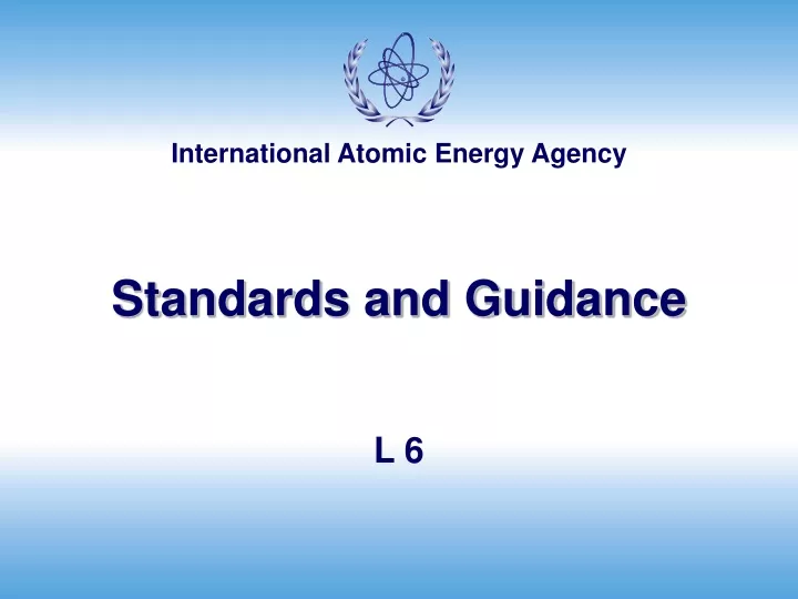 standards and guidance