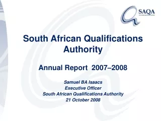South African Qualifications Authority