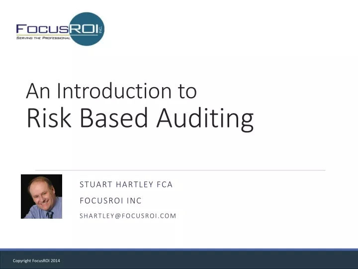 an introduction to risk based auditing