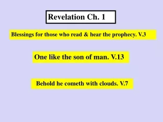 Revelation Ch. 1
